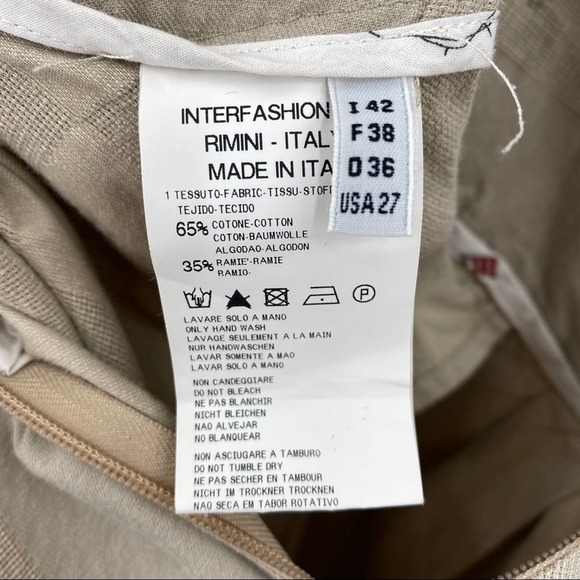 I'M Isola Marras Tiered A-Line Skirt in Beige - Picture 9 of 10